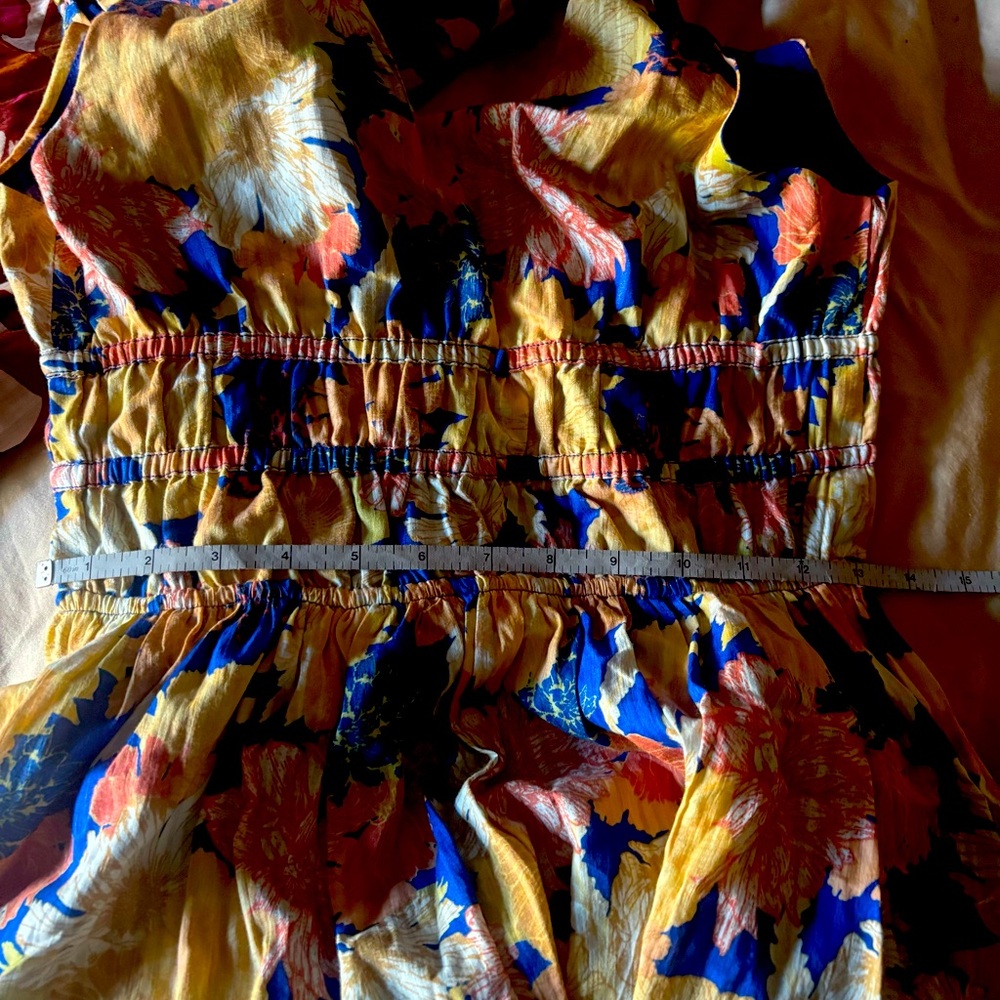 CAROLINE CONSTAS Floral Print Midi Dress | Small - Picture 10 of 14